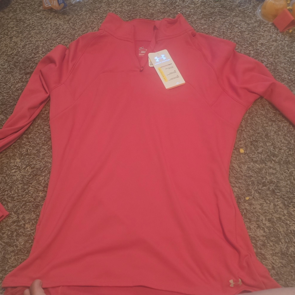 Under Armour Coral Long Sleeve Pullover